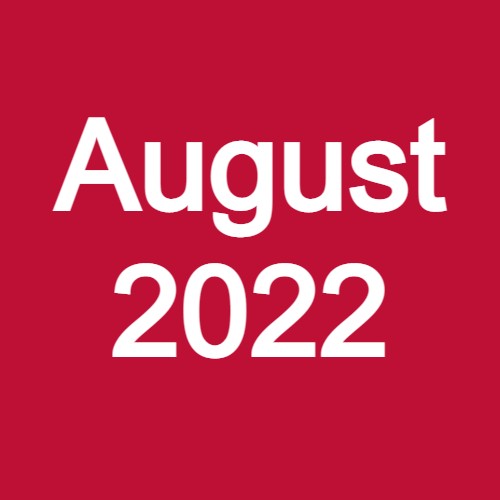 August 2022 Newsletter